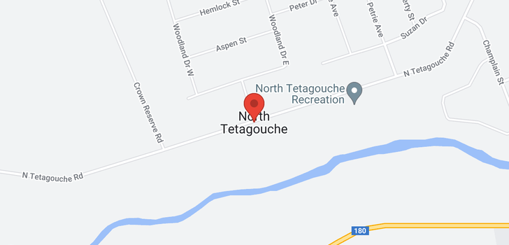 map of LOT North Tetagouche